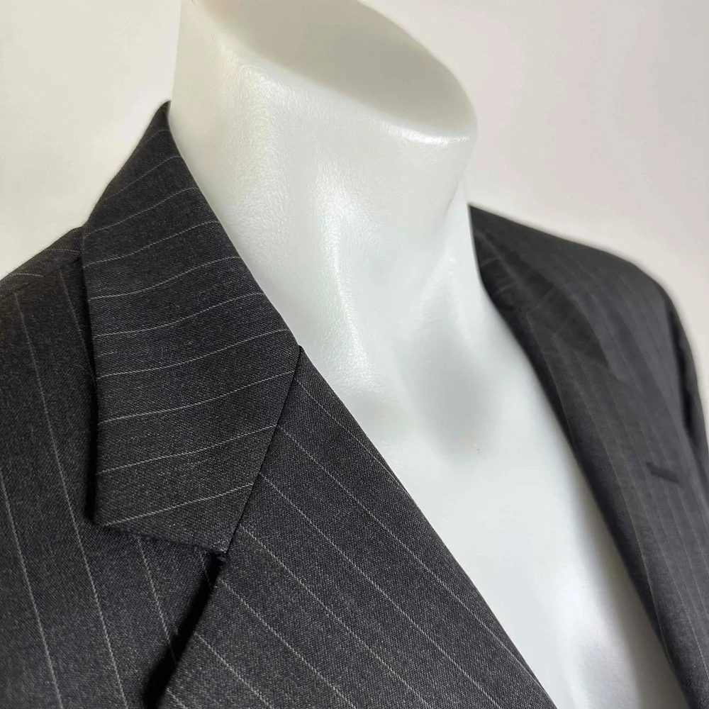 Brooks Brothers 1818 Madison Mens Pinstripe Wool Blazer Jacket Size 41R